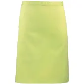 Premier Unisex Volwassenencollectie Halflang Taille Schort (Kalk)