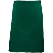 Premier Unisex Volwassenencollectie Halflang Taille Schort (Fles groen)