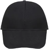 Sols Buffalo 6 panel baseballpet (Zwart)