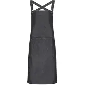 Premier Barista Slabbenschort met gekruiste rug (Zwarte denim)
