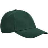 Beechfield EarthAware Klassieke Organic Cotton 5 Panel Baseball Cap (Fles groen)