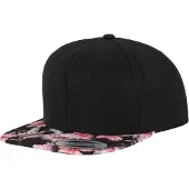 Flexfit Rozen Snapback Cap (Zwart/Grijs)