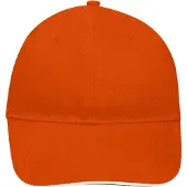 Sols Buffalo 6 panel baseballpet (Oranje)
