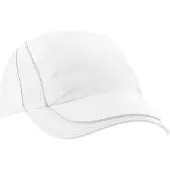 Beechfield Flow Coolmax Mesh-muts (Wit)