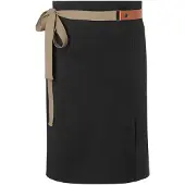 Karlowsky Green-Generation Lederen taille schort (Zwart)