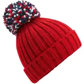 Beechfield Unisex Hygge muts voor volwassenen (Klassiek rood)