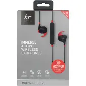 KitSound Immerse (ANC), Koptelefoon, Rood, Zwart