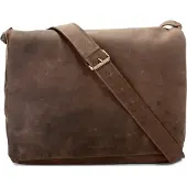 Harold's Antico Boodschapper Leder 38 cm bruin