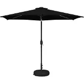 vidaXL Tuinhaard met LED-verlichting en basis 300 x 300 cm Polyester