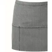 Premier Colours Collectie Denim schort met 3 zakken (Grijze Denim)