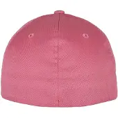 Flexfit Wollige gekamde muts (Donkerroze)