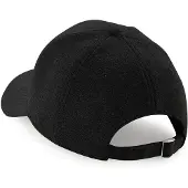 Beechfield Unisex Jersey Athleisure Baseball Cap (Zwart)