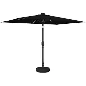 vidaXL Tuinhaard met LED-verlichting en basis 200 x 300 cm Polyester
