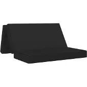 vidaXL Vouwbare Sofa Bed 120 x 67 x 45 cm Zwart