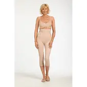 AMOENA Compressie Bermuda 2-ZIP-BO NUDE - maat L