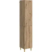 vidaXL Kast Set 2 st Artisanaal eiken Bewerkt hout