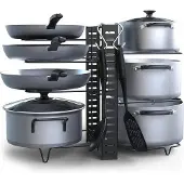 OEM Ruimtebesparende, 8-laags kookgerei-organizer, 38x46 cm, flexibel
