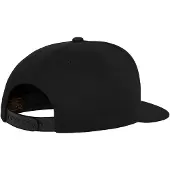 Flexfit Klassieke 5 Paneel Snapback Cap (Zwart)
