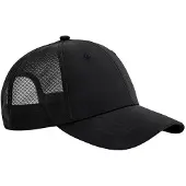 Beechfield Technische Mesh Trucker Cap (Zwart)