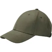 Beechfield EarthAware Organic Cotton Canvas 6 Paneel Cap (Olijfgroen)