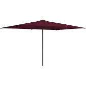 vidaXL Tuinparasol 200 x 300 cm Polyester Rechthoekig Bordeaux Rood