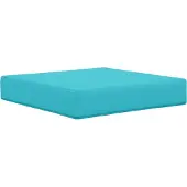 vidaXL Buitenbankkussen Polyester Turquoise 50,5 x 50,5 cm
