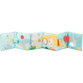 Sophie The Giraffe Opvouwbaar Speelboek - Babyboekje - Baby boek - 6 Dubbelzijdige pagina's - Prikkelt de zintuigen - Vanaf 0 maanden - Uitvouwbaar tot 94 cm