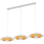 Emibig Hanglamp SKIN, wit-oranje, 3xG9x15W, metaal, afmetingen: 120x95x30cm, IP20,