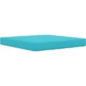 vidaXL Buitenbankkussen Polyester Turquoise 80 x 80 x 8 cm