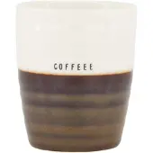 Zusss Mok Coffee Wit / Bruin 280 ml