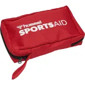 Hummel Sporttas donkerrood / wit
