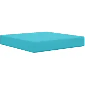 vidaXL Buitenbankkussen Polyester Turquoise 60 x 60 x 8 cm