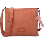 Fritzi aus Preußen schoudertas Jakx Chai02 Cross Bag Brick bruine
