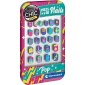 Clementoni crazy chic press & go nagels - pop