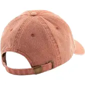 Beechfield Vintage baseballpet met laag profiel (Oranje)