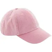 Beechfield Vintage baseballpet met laag profiel (Schemerig Roze)