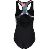 Mountain Warehouse Dames Neem De Duik Bloemige Badpak (Zwart)