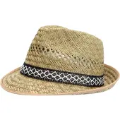 Horka strohoed klassiek model beige maat 61