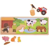Bigjigs Toys Magnetisch Bord (Boerderij)