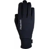 Roeckl Handschoen Warwick polartec Black - 7.5 | Paardrij handschoenen