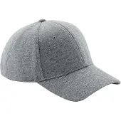 Beechfield Unisex Jersey Athleisure Baseball Cap (Heide Grijs)