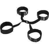Steamy Shades Hogtie Boeien - Zwart