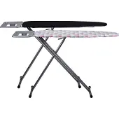 Alpina Strijkplank XL 161 x 96 cm - Inclusief Strijkplankhoes - Hoogte Verstelbaar 80-96 cm - met Antislipvoetjes - Geschikt voor Diverse Strijkijzers - Willekeurige Kleur/ Design Strijkplankovertrek