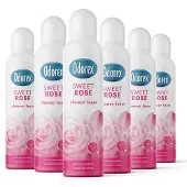 Odorex Showerfoam Sweet Rose - 6x 200ml - Voordeelverpakking