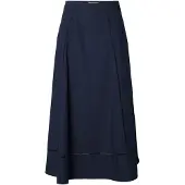 Selected Katoenen Maxi Rok Dames Blauw 42