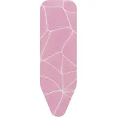 Brabantia Strijkplankhoes B - 124 x 38 cm - Complete Set - Lilac Waves