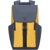 DELSEY PARIS Rugzak 'Securflap' duifblauw / geel