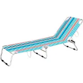 Marbueno Summer 10466 187x58x24 Cm Folding Sunbed Blauw