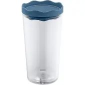 Koziol Voorraadpot Prince L 1 l, Blauw / Transparant, Opbergblikken, Blauw