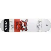 Stiga Skateboard - 8.0 - Wit m. Uil - - OneSize - Skateboards